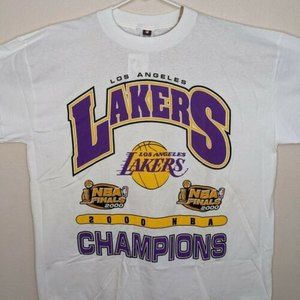 Vintage Los Angeles Lakers NBA Finals 2000 Champions XXL T-Shirt New LA